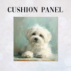 CUSHION Panel Maltese Dog CP-408