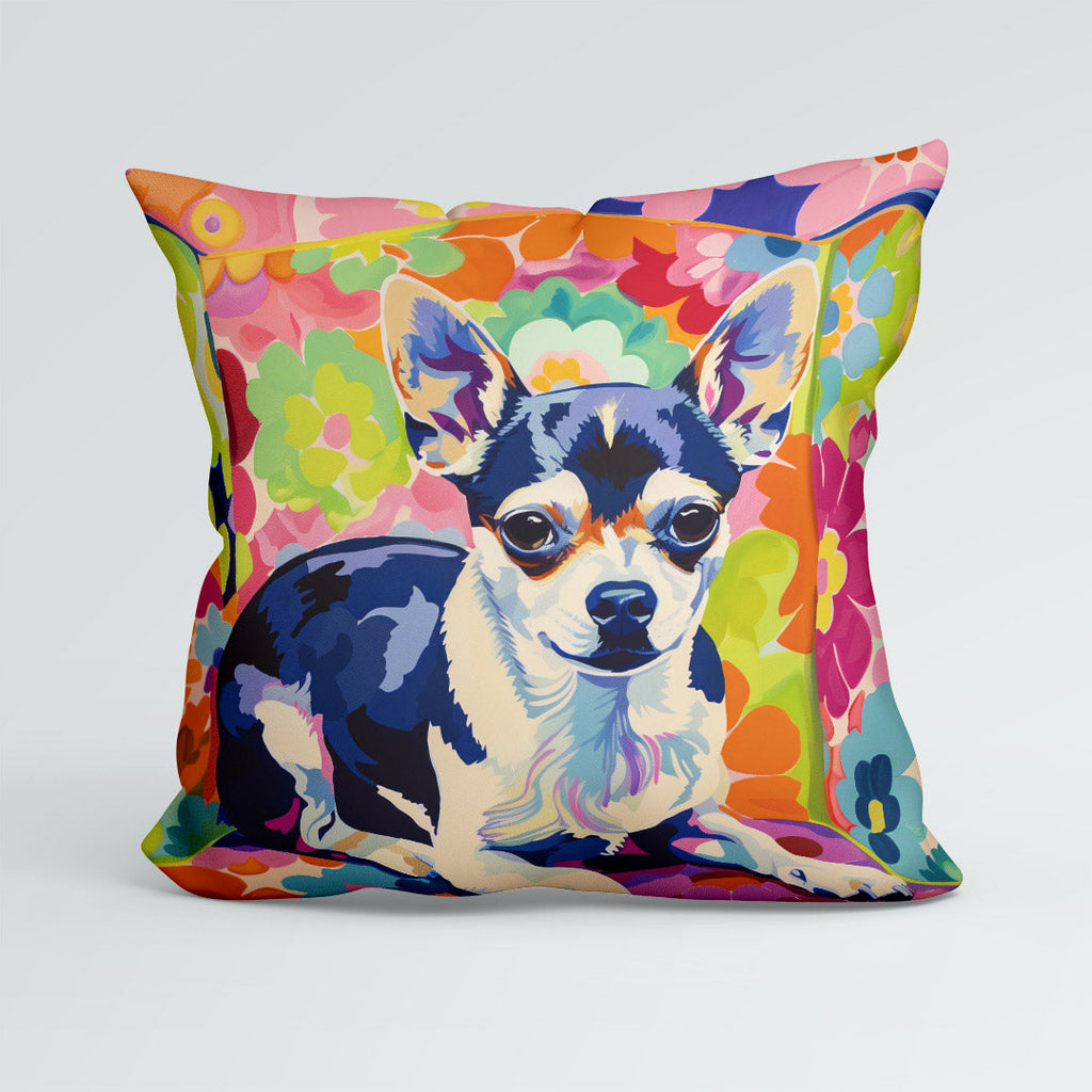 CUSHION Panel Colourful Chihuahua CP-419