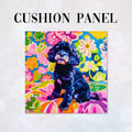 CUSHION Panel Colourful Cockapoo Dog CP-431