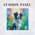CUSHION Pastel Border Collie CP-433