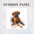 CUSHION Rhodesian Ridge Dog White CP-436
