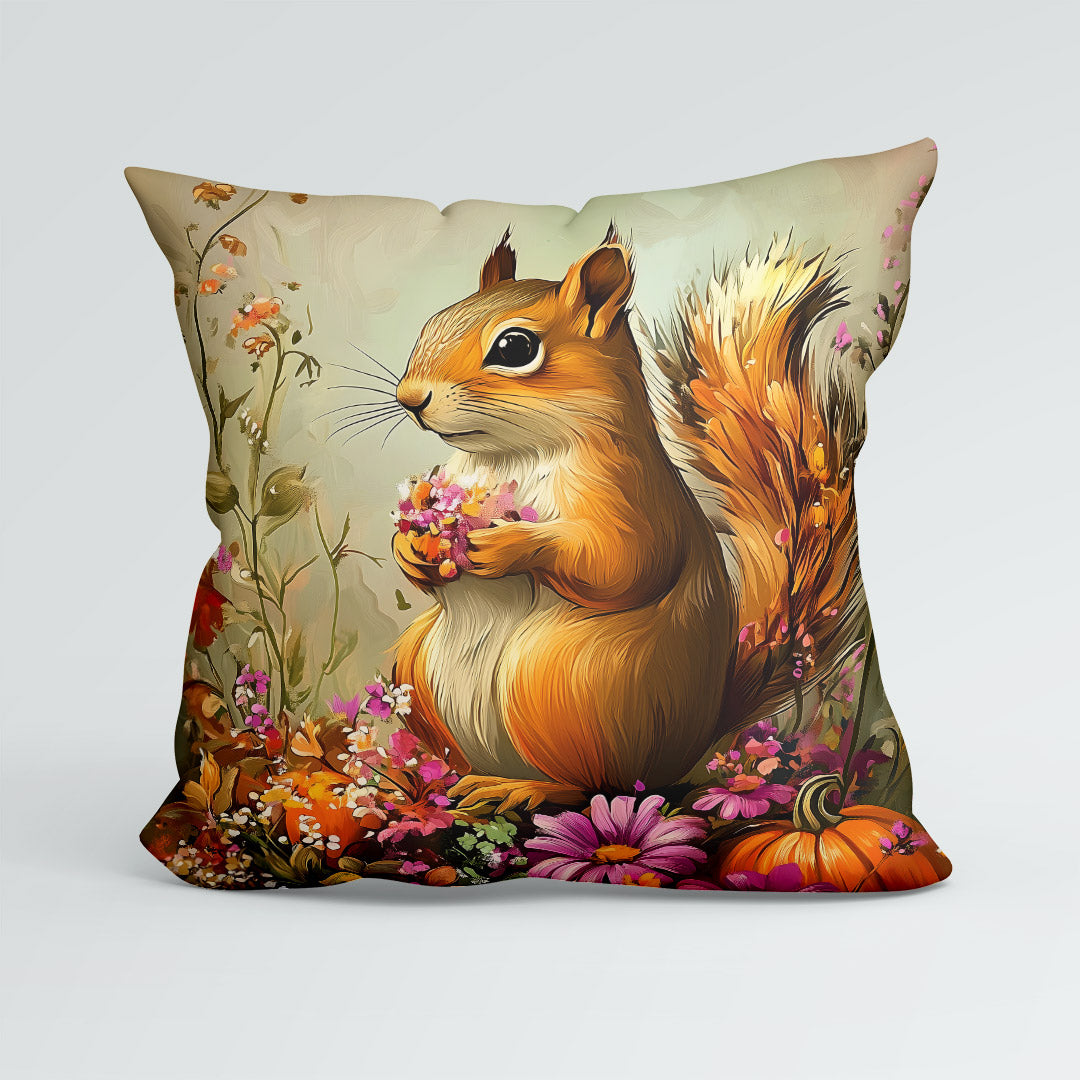 CUSHION Autumn Squirrel CP-442