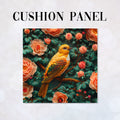 CUSHION Floral Yellow Bird CP-444