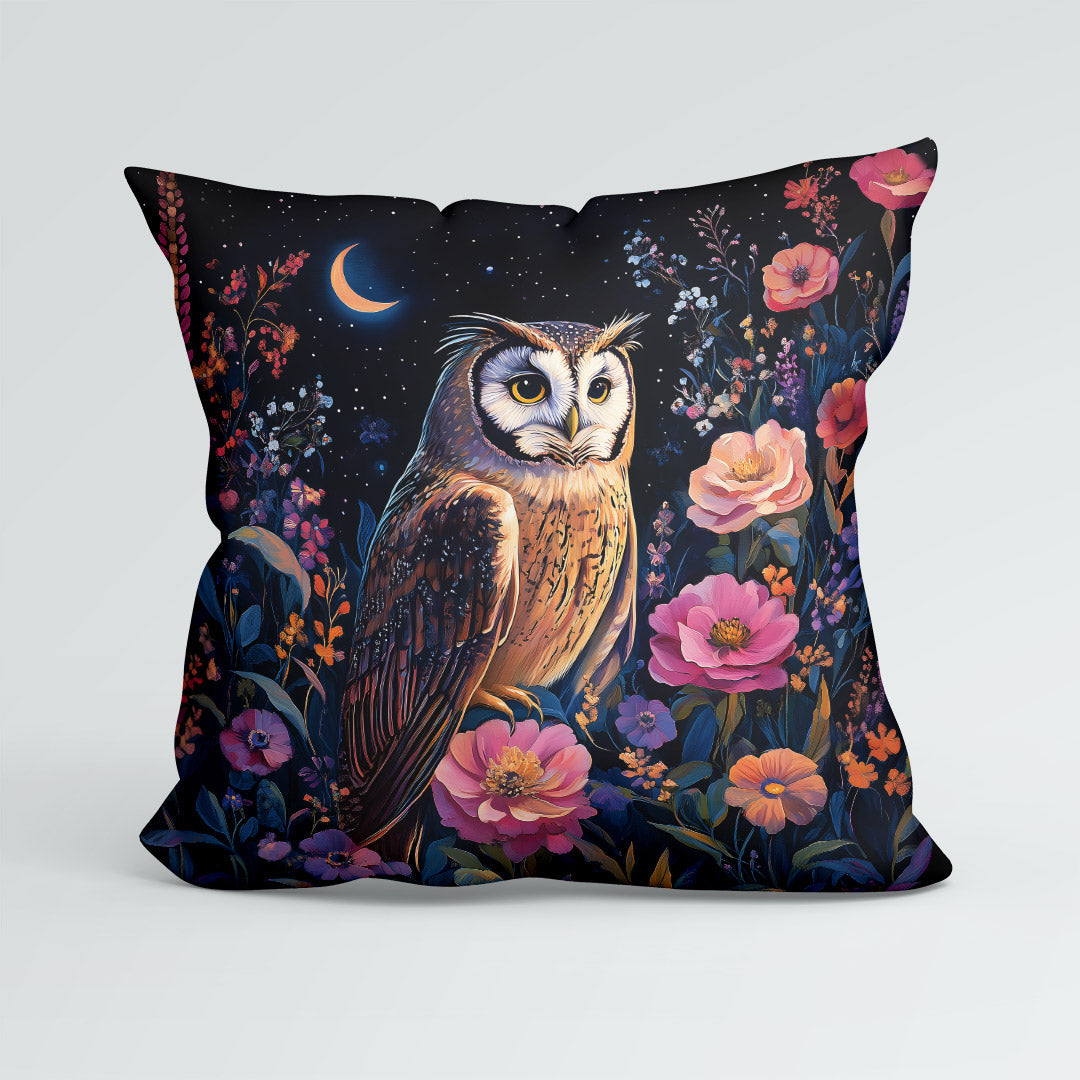 CUSHION Floral Night Owl CP-452