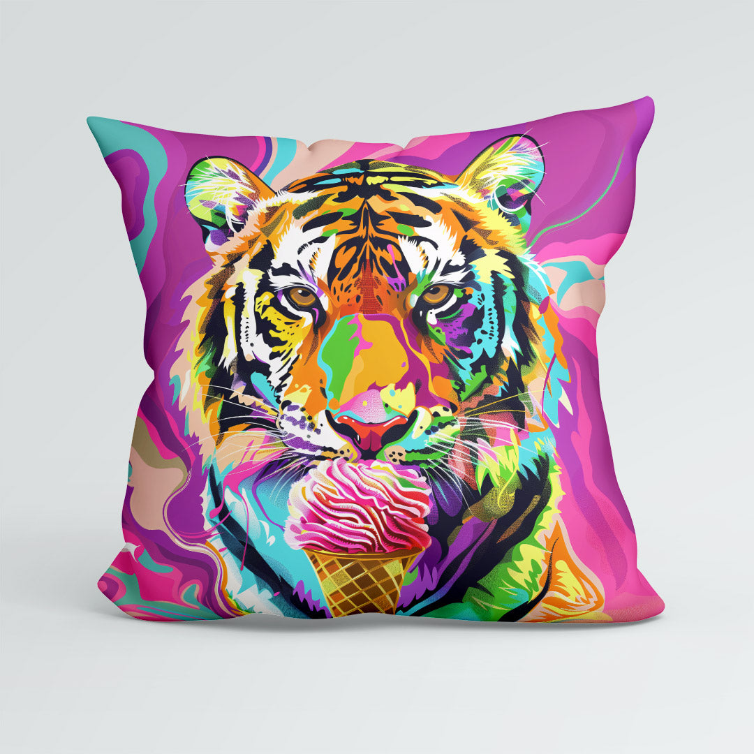 CUSHION Funky Ice Cream Tiger CP-453