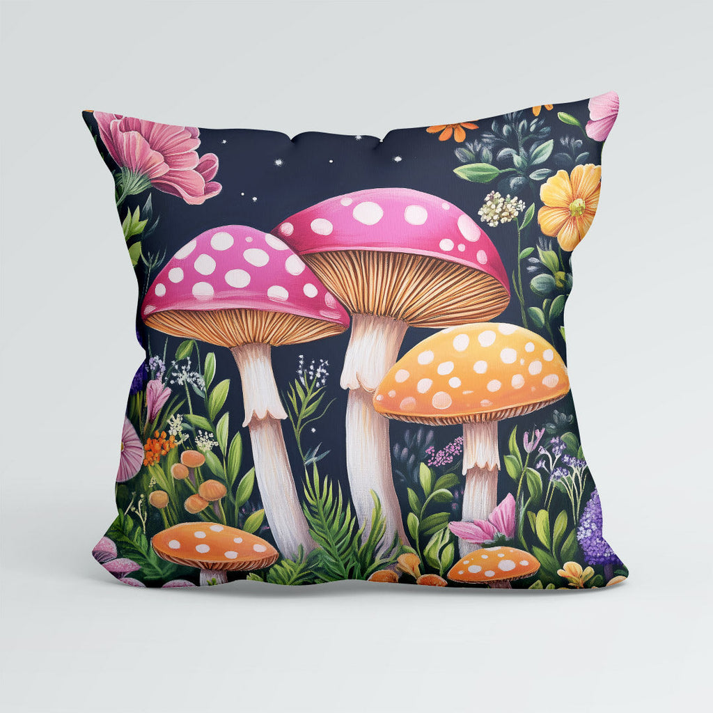 CUSHION Floral Mushrooms CP-463