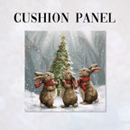 CUSHION Bunnies In The Snow CP-465