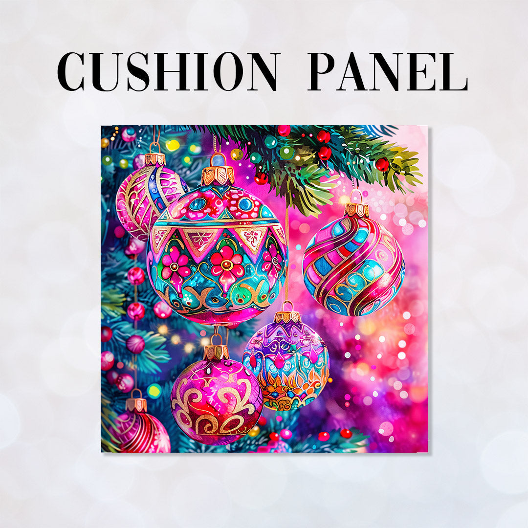 CUSHION Colourful Baubles CP-473