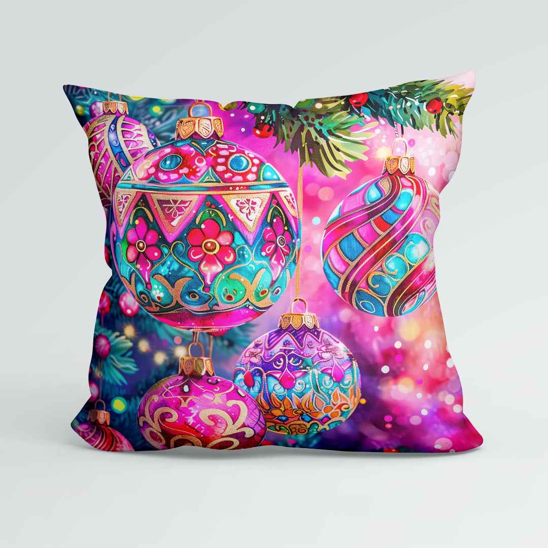 CUSHION Colourful Baubles CP-473