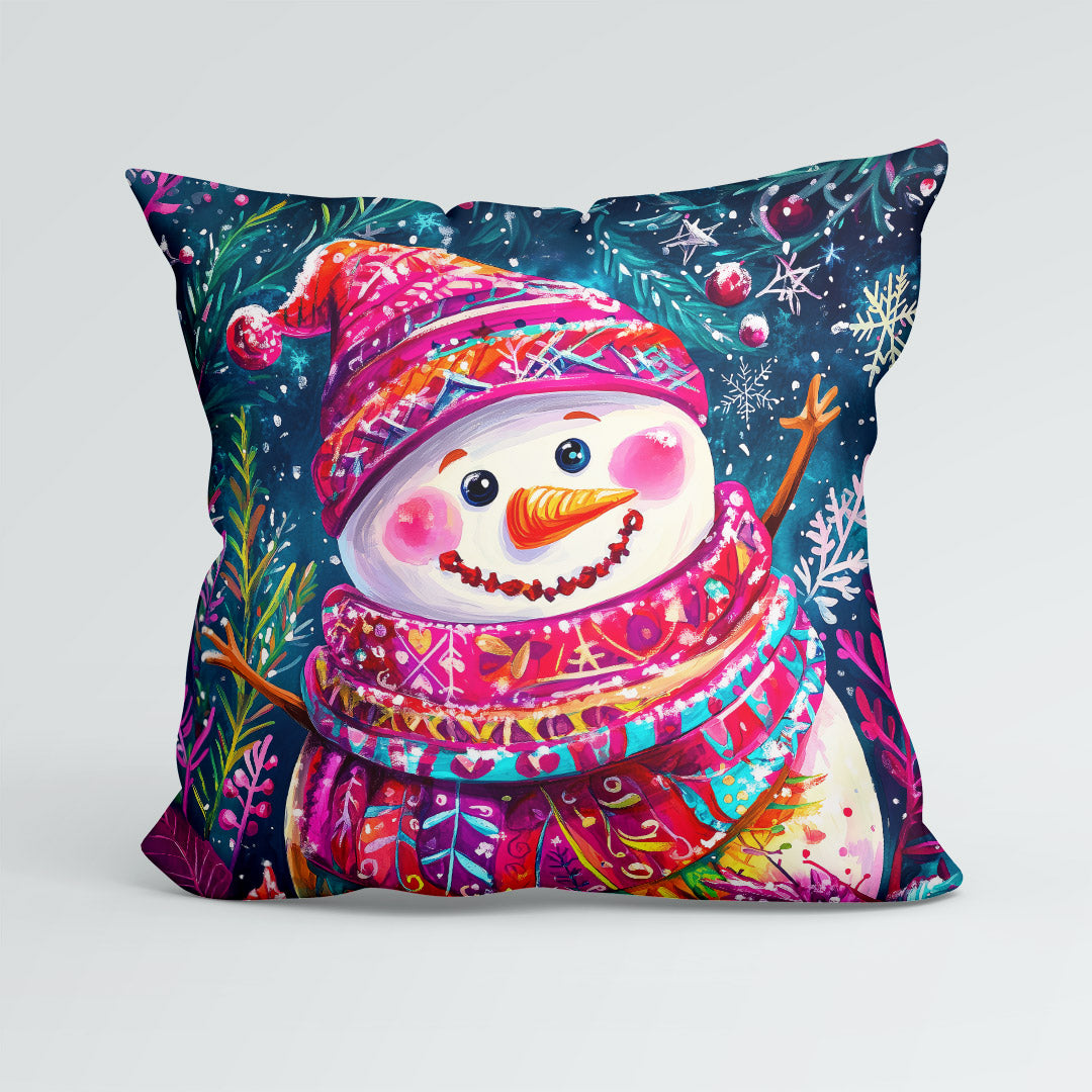CUSHION Jolly Snowman CP-476
