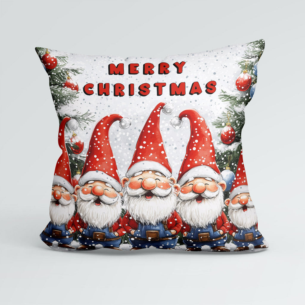 CUSHION Panel Singing Merry Gnomes CP-478