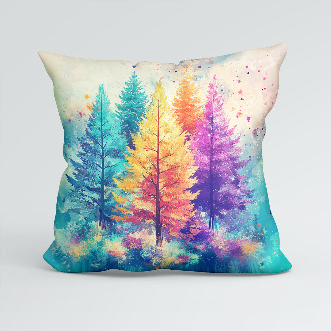 CUSHION Watercolour Forest Fabric Panel  CP-494