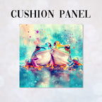 CUSHION Frogs Fabric Panel  CP-500