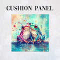 CUSHION Lovely Frogs Fabric Panel  CP-501