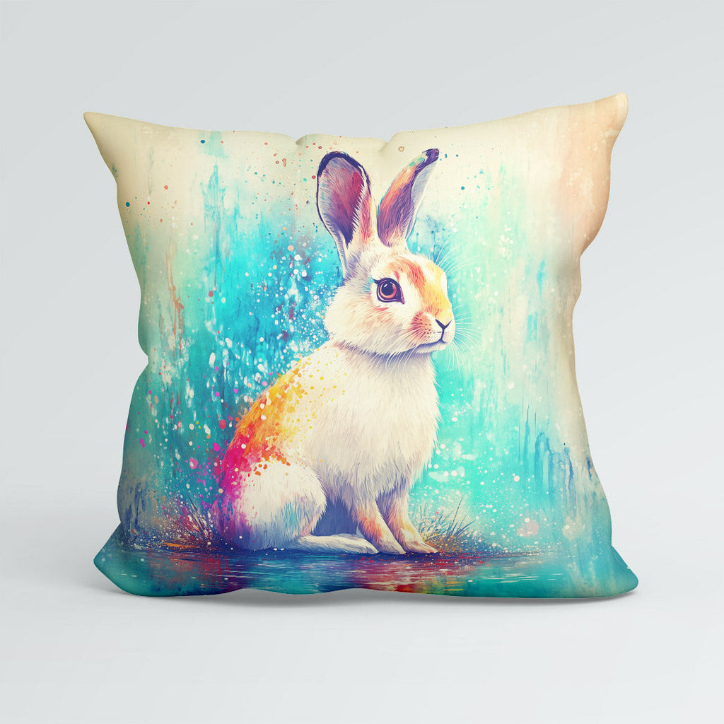 CUSHION Watercolour Hare Fabric Panel  CP-504