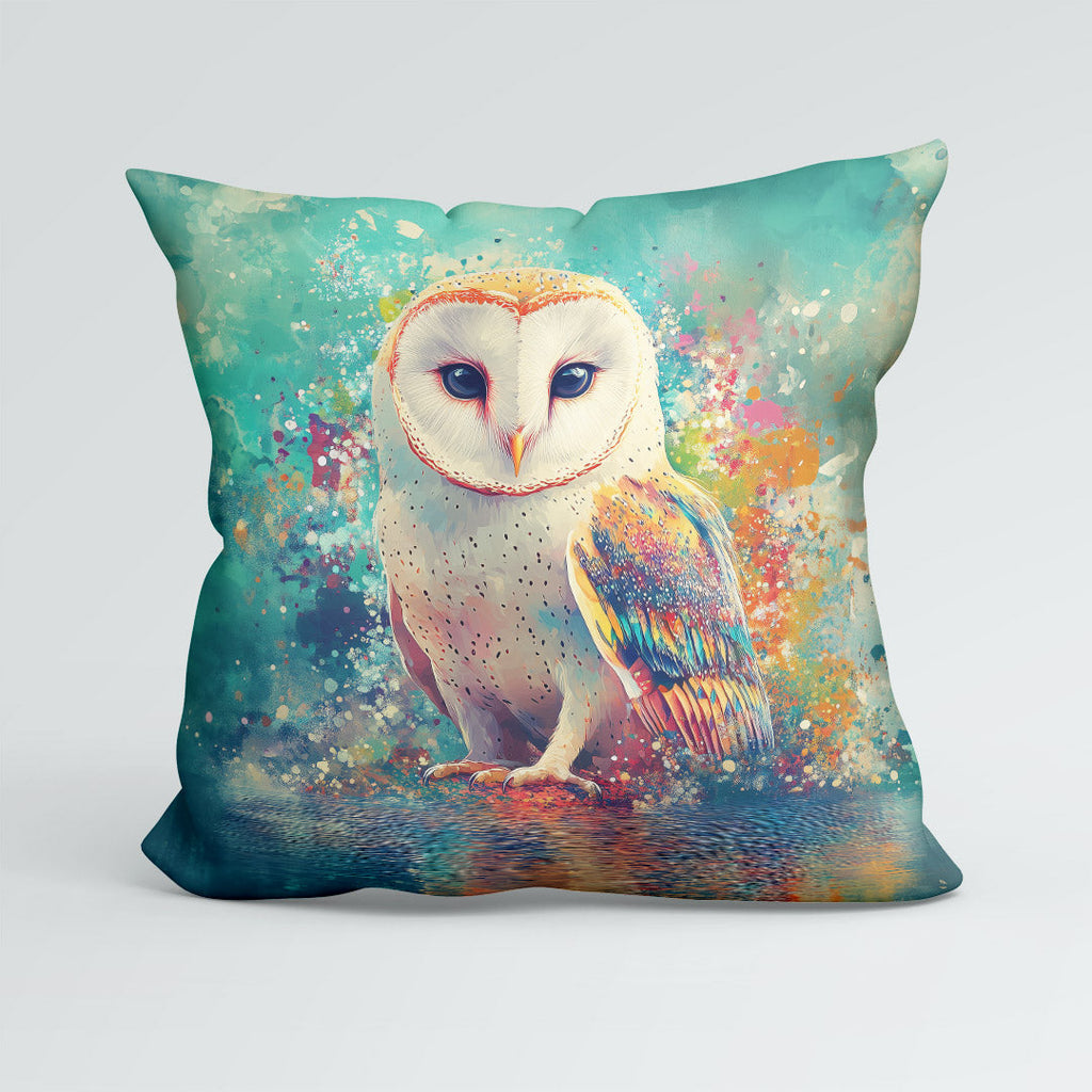 CUSHION Watercolour Owl Fabric Panel  CP-506