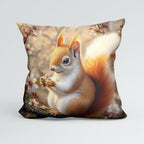CUSHION Spring Squirrel Fabric Panel  CP-508