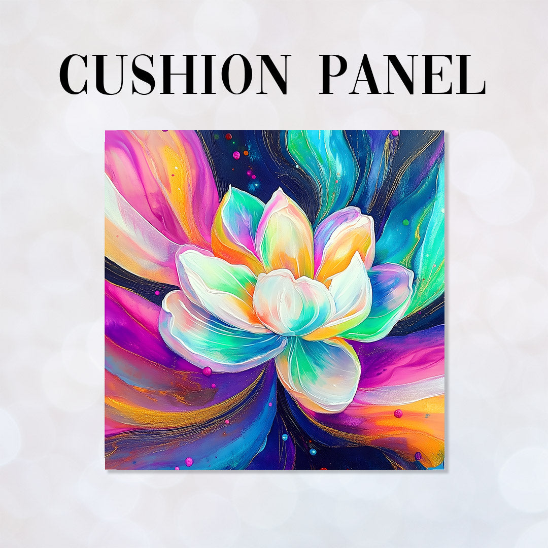 CUSHION Blooming Rainbow Petals Panel CP-550