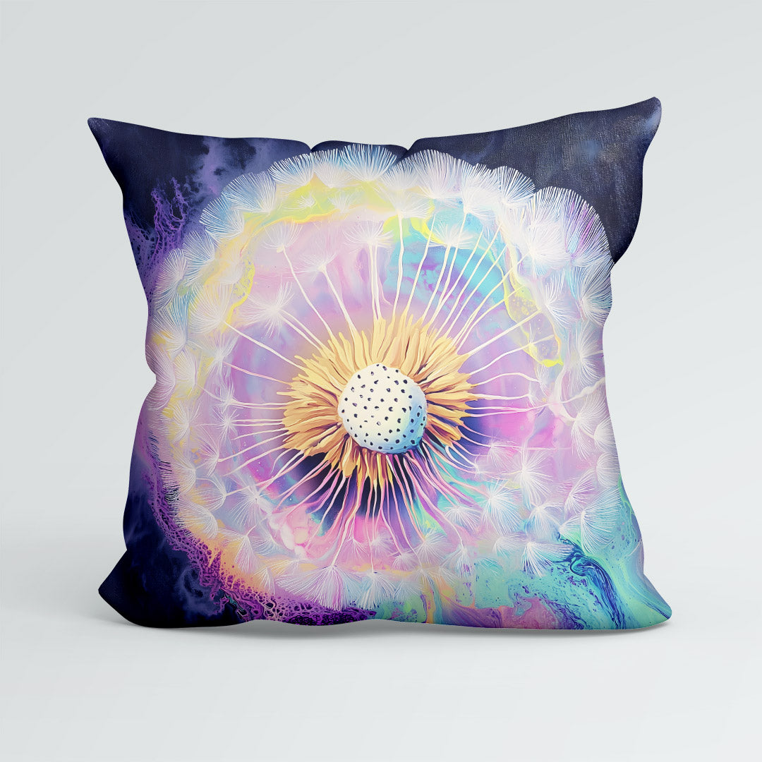 CUSHION Liquid Ink Dandelions Panel CP-554