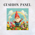 CUSHION Rainbow Gnome Fabric Panel CP-514