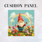 CUSHION Rainbow Gnome Fabric Panel CP-514