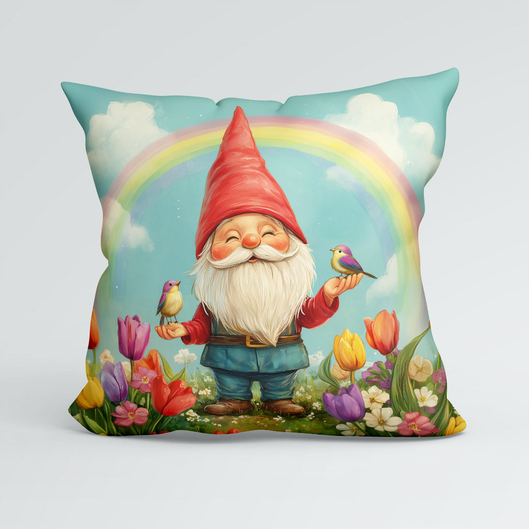 CUSHION Rainbow Gnome Fabric Panel CP-514