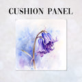 CUSHION Watercolour Bluebell Fabric Panel CP-517