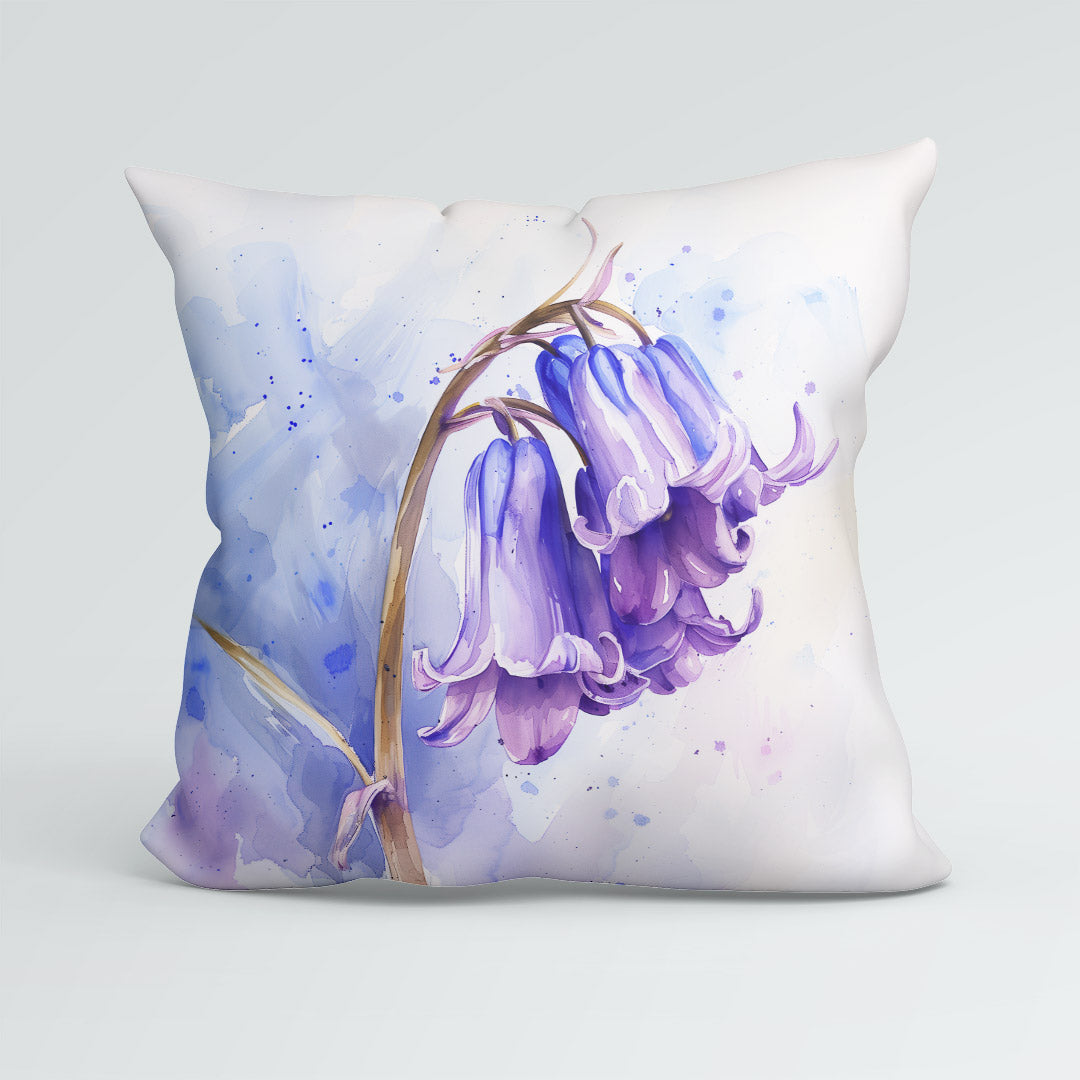 CUSHION Watercolour Bluebell Fabric Panel CP-517