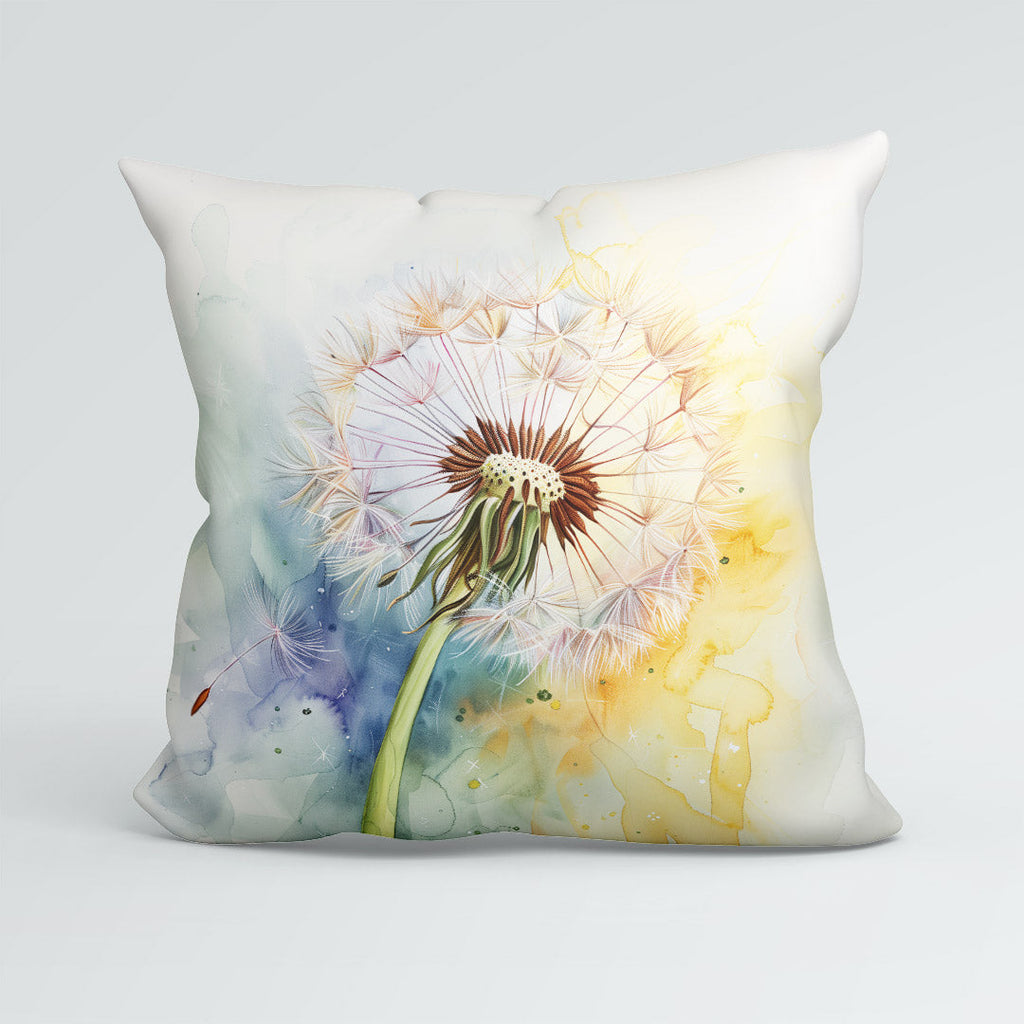 CUSHION Watercolour Dandelions Fabric Panel CP-523