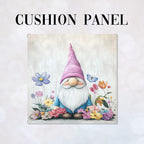 CUSHION Lilac Gnome Fabric Panel CP-526