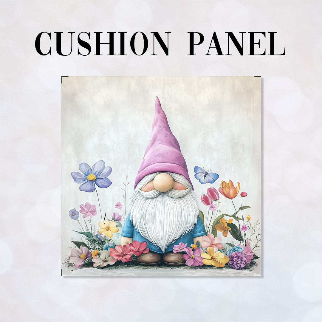 CUSHION Lilac Gnome Fabric Panel CP-526