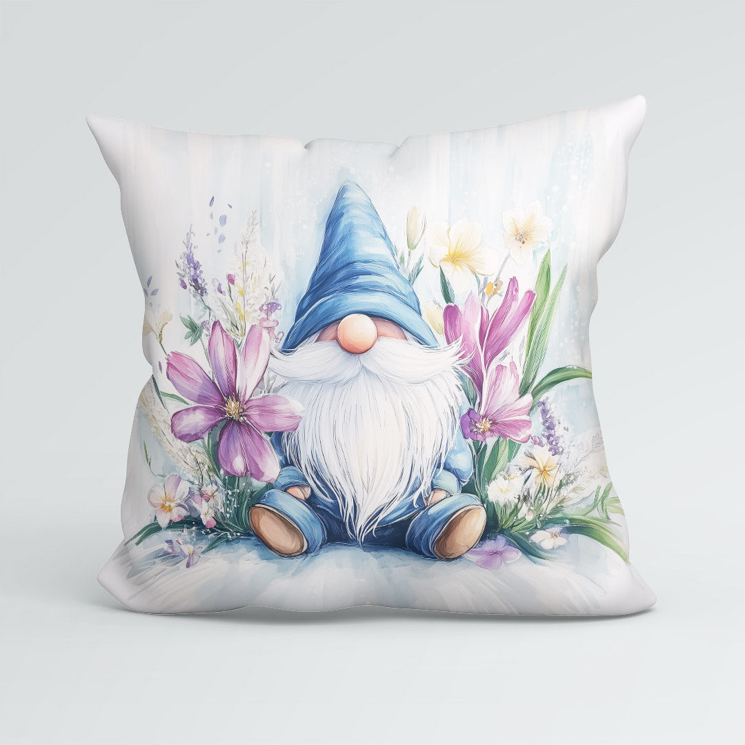 CUSHION Blue Gnome Fabric Panel CP-527
