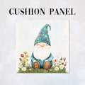 CUSHION Floral Hat Gnome Fabric Panel CP-528