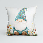 CUSHION Floral Hat Gnome Fabric Panel CP-528
