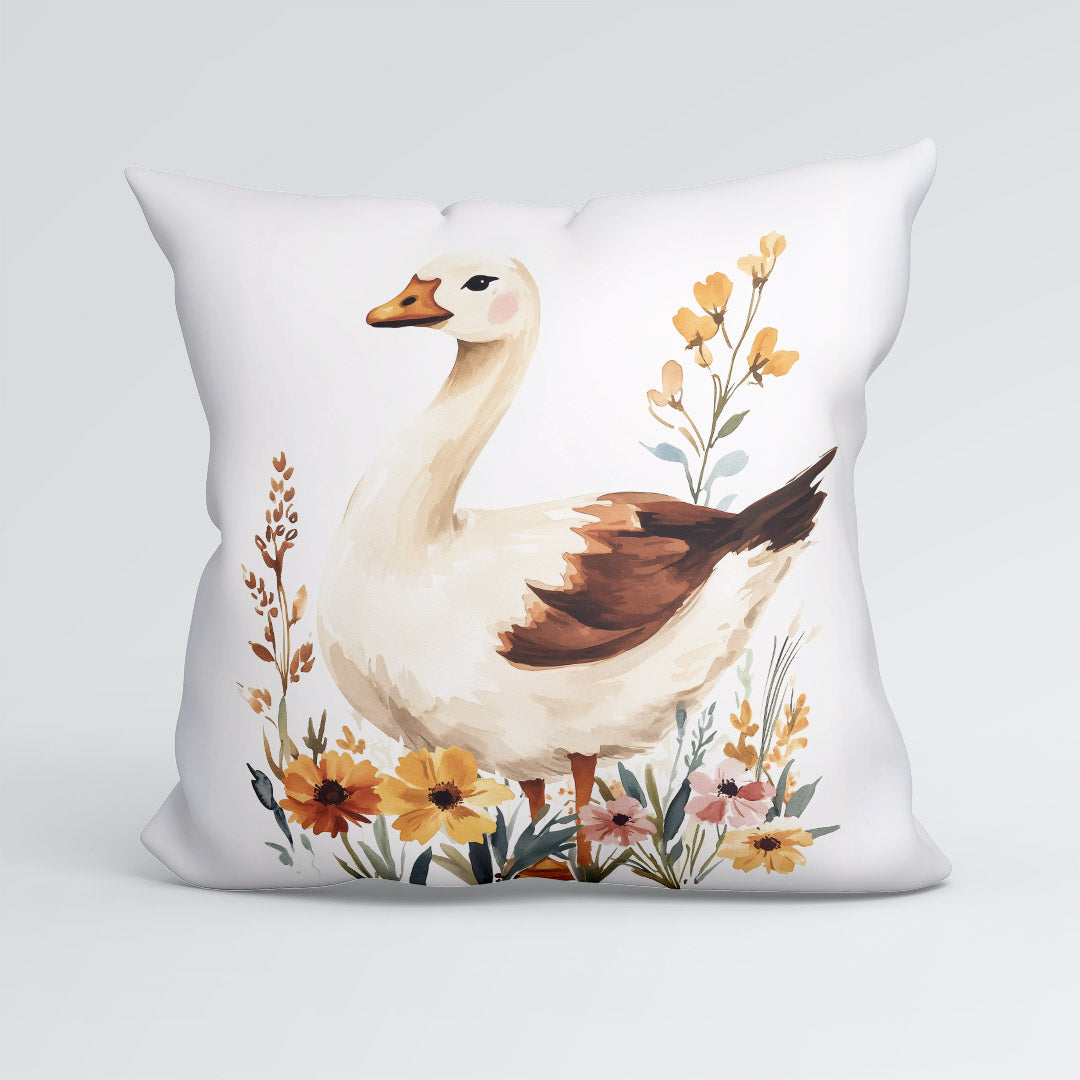 CUSHION Floral Goose Fabric Panel CP-532