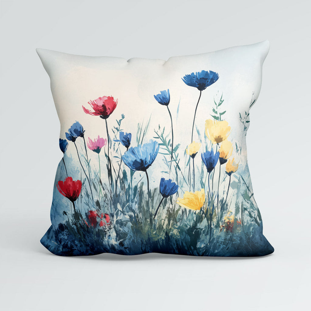 CUSHION Blue Meadow Fabric Panel CP-534