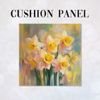 CUSHION Dafodils Fabric Panel CP-539
