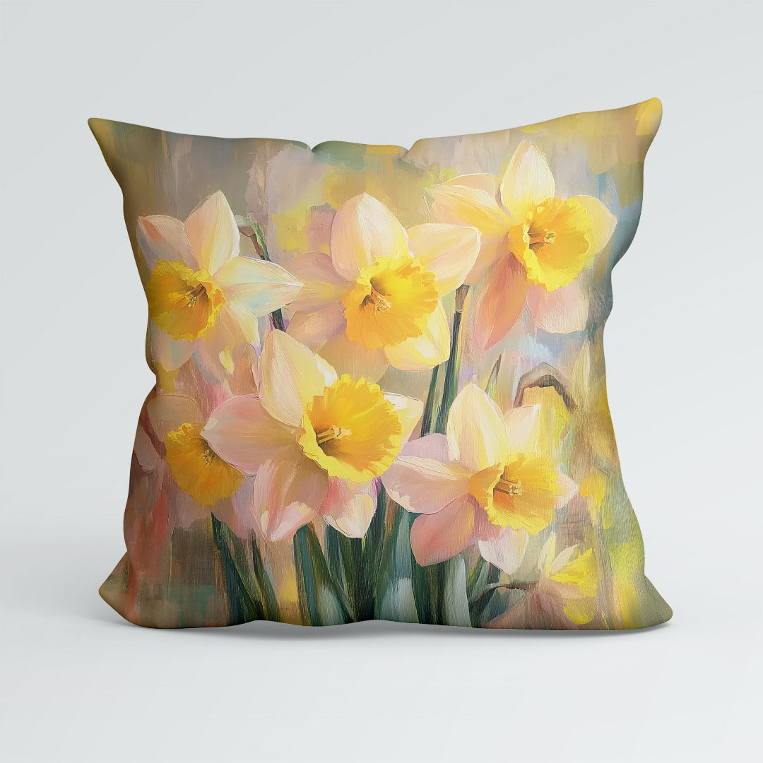CUSHION Dafodils Fabric Panel CP-539
