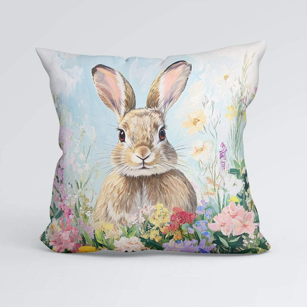 CUSHION Spring Rabbit Fabric Panel CP-543