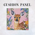 CUSHION Spring Fawn Fabric Panel CP-544