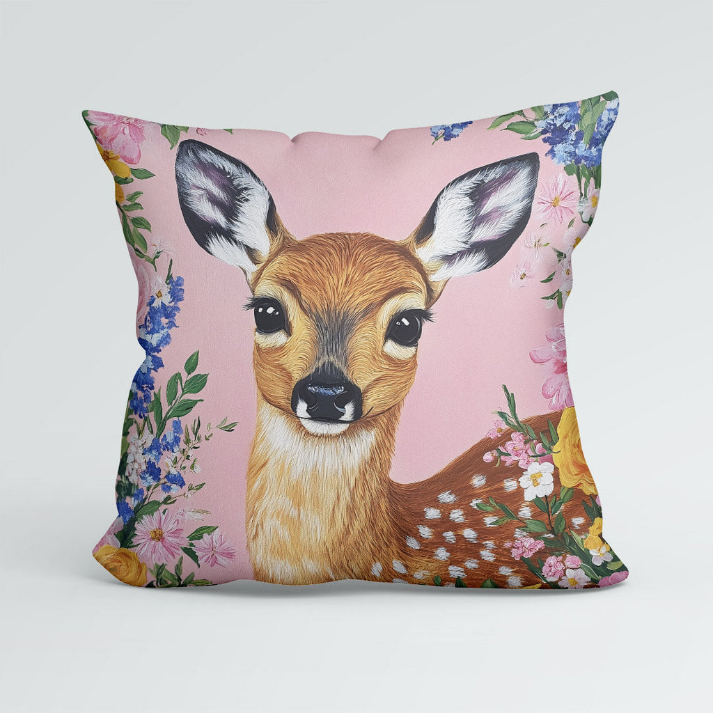 CUSHION Spring Fawn Fabric Panel CP-544