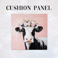 CUSHION Floral Cow Fabric Panel CP-545