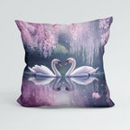 CUSHION Swans Fabric Panel CP-547