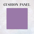 CUSHION CO-ORD Lavender Black Spaniel Fabric Panel CP-561