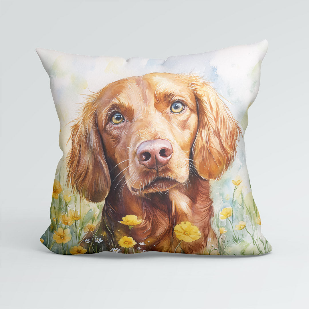 CUSHION Red Setter Dog Fabric Panel CP-566