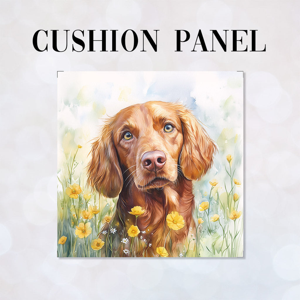 CUSHION Red Setter Dog Fabric Panel CP-566