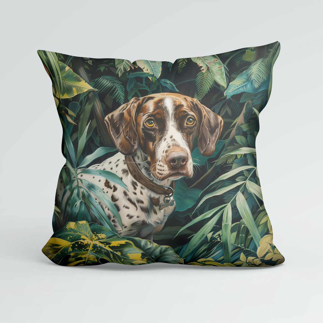 CUSHION German Shorthaired Pointer Fabric Panel CP-574