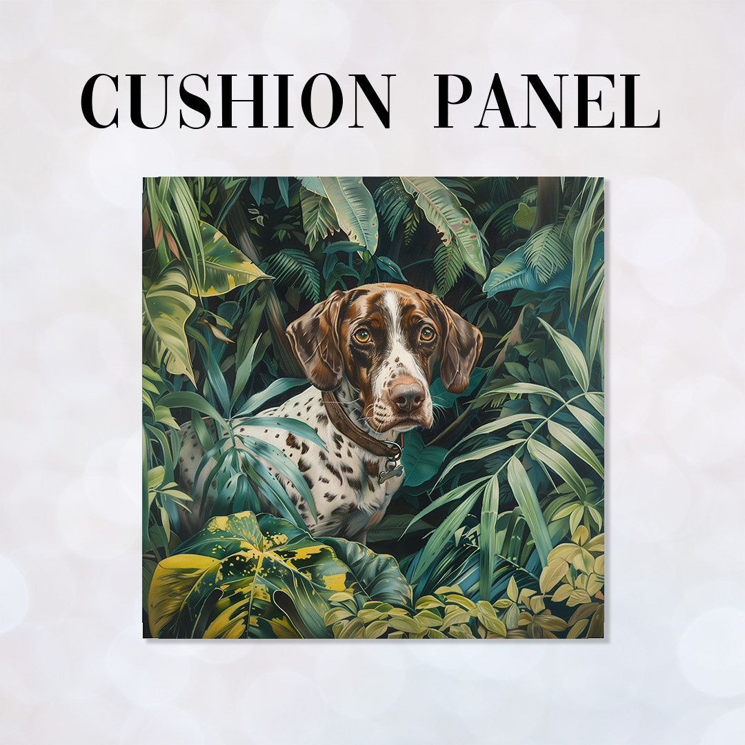 CUSHION German Shorthaired Pointer Fabric Panel CP-574
