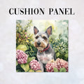 CUSHION Garden Schnauzer Fabric Panel CP-577