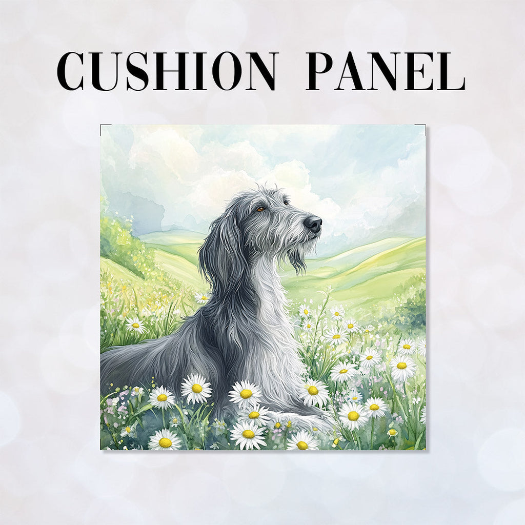 CUSHION Scottish Deerhound Fabric Panel CP-578